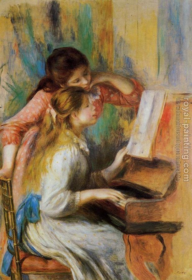 Pierre Auguste Renoir : Girls at the Piano II